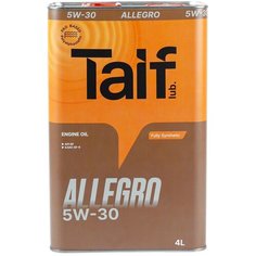 HC-синтетическое моторное масло TAIF ALLEGRO SP 5W-30, 4 л, 1 шт. ТАЙФ