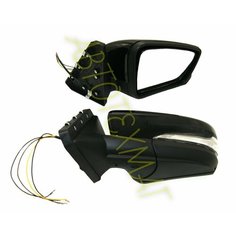 Зеркало боковое ВАЗ 2101, 2103, 2106 комплект, в корпусе гранта ВАЗ 2191 с обогревом и повторителем поворотов, крепление на водосток. Automobile Plastics Factory