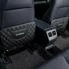 2 шт, автомобильные противоударные накладки на спинку сиденья для Chery Exeed RX VX LX TX TXL 2020 2021 2022 2023 2024 + аксессуары для интерьера автомобиля EXEED SUV, Black Color 2pcs нет