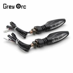 Для KTM 1190 890 1050 200rc 390 1290 790 DUKE светодиодный поворотный сигнал индикатор света мигалка аксессуары для мотоциклов, Белый Grey orc