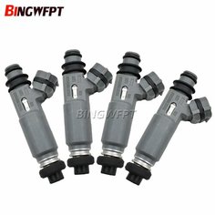 Топливные инжекторы 195500-3110 1955003110 для Mazda 323 F BG Bj 94 PROTEGE 1,5 л Mazda 1,6, 4 шт, автомобильные аксессуары, 195500-3110 Bingwfpt