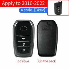 2008-2021 для Toyota Land Cruiser 200 Prado 150 модифицированный пульт дистанционного управления, обновленный Корпус ключа 2/3/4, аксессуары для кнопок Запасные части, Модифицированная крышка ключа, 2009 2010 2011 2012, A 3key 16-21 нет