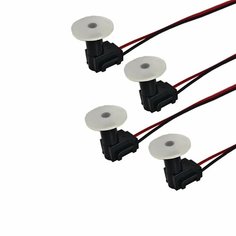 Светодиодная подсветка для двери автомобиля 12 В, 0.2W, White-4PCS-12v DXX