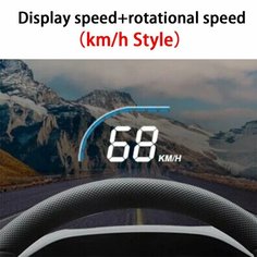 Проектор лобового стекла ZJCGO для Nissan Murano Z52 P42M 2014 ~ 2023, km h rotational