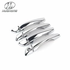 Vtear для Hyundai Solaris 2, крышка дверной ручки, хромированная дверная чаша, хромированная защита, аксессуары для стайлинга автомобилей, украшение авто, door handle