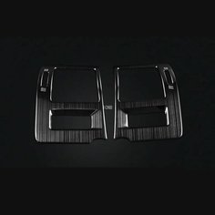 Выход кондиционера из нержавеющей стали для Toyota Land Cruiser Prado 150, J15, 2010, 2011, 2012, 2013, 2014, 2016, 2015, 2018-2019, 2020, Black Icnb