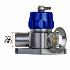 Двухпортовый выпускной клапан BOV для Subaru WRX MAZDA CX7 2.3L TURBO 06-12 Subaru Forester XT(EJ25) 08-12, автомобильные аксессуары, blue 32MM нет