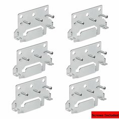 6 шт. монтажные кронштейны для кемпера с крепежными винтами для Skorva Trysil Hemnes Malm Brimnes кровать открытый кемпинг караван аксессуары, 6pcs нет