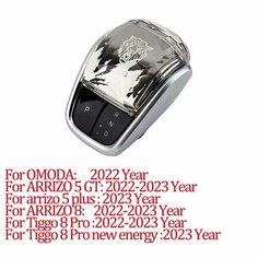 Ручка переключения передач для Chery Tiggo 8 Pro 202 2023, поступление 5 plus 8 OMODA светодиодный кристалл, автомобильные аксессуары, рычаг переключения передач, ручка, головка, стержень переключения передач, B Flame Light