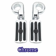 1-1/4" 32MM Мотоциклетные дорожные подножки Крепление на защиту двигателя Подножки Для Harley Honda Yamaha Kawasaki Suzuki BSA Davidson Road King Street Glide Dyna Low Rider S аксессуары для мотоциклов, Chrome Set нет