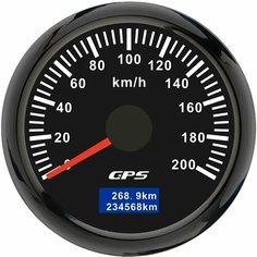 52 мм Цифровой GPS Спидометр + антенна одометр 7 цветов подсветка универсальный для 12 В 24 в автомобиль лодка морской мотоцикл яхта, 0-200KMH BN Maimeimi