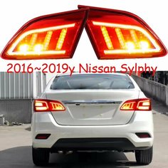 2012 ~ 2015 автомобильный бампер для Nissan sentra, задняя фонарь, задняя фонарь, аксессуары для автомобиля, задняя фонарь bluebird, 2pcs inner part, 2012 to 2015year, NISSAN Sylphy, LED Red color нет