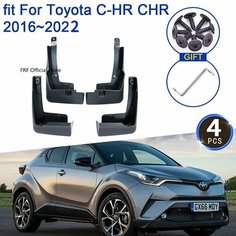 Для Toyota C-HR CHR 2016 2017 2018 2019 2020 2021 2022 2023 C HR AX10 AX50 брызговики крылья брызговики аксессуары нет
