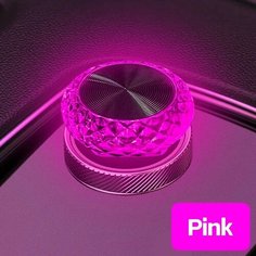 Декоративные автомобильные USB-лампы с внешним освещением, подходят для большинства транспортных средств, USB-зарядное устройство, украшения для автомобильных ламп, Pink нет