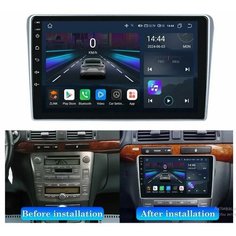 Автомагнитола Toyota Avensis 2002-2009(1+32Гб), Android магнитола Тойота Авенсис T250+ Переходная рамка Нет бренда