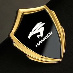 Автомобильный аксессуар, 3D металлические аксессуары, автомобильные наклейки для Toyota harrier, harrier black gold нет