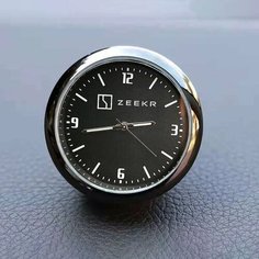 Автоматический Стайлинг для ZEEKR X 001 009 2022 2023 2024+ Автоматические украшения Часы Автомобильные электронные кварцевые часы Автомобильный аксессуар для интерьера, Black Color 1pcs, For ZEEKR нет