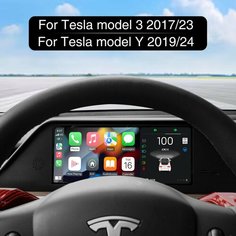 Модель 3, HUD для приборной панели Tesla, модель Y, проекционный дисплей, приборная панель, передний монитор, кластер, экран водителя, вентиляционное отверстие, камера, LHD Navmaker