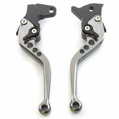 Для Honda VTX 1800 2002-2008 CNC мотоциклетный Алюминиевый Регулируемый рычаг тормоза сцепления VTX1800 2003 2004 2005 2006 2007 аксессуары, 147mm Gray FX Fxcnc Racing