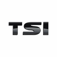 1 шт. 3D ABS TIGUAN TSI TDI Автомобильная буква логотип наклейка задний бампер значок Автомобильный задний багажник эмблема Стайлинг Аксессуары для Volkswagen, black TSI