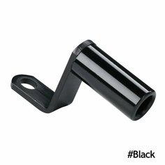 Кронштейн для крепления зеркало заднего вида на мотоцикл, алюминиевый сплав, мобильный телефон, Черный нет