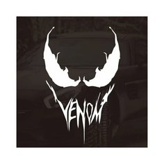 Оригинальные модные автомобильные наклейки Venom Legends, виниловые Светоотражающие индивидуальные черные и белые наклейки для настройки окон, Стайлинг автомобиля, S 20cm, B нет