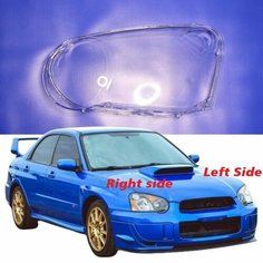 Для Subaru Impreza 2003 2004 2005 Auto Крышка для линз передних фар прозрачный абажур налобный фонарь стеклянная лампа свет тень, Left and right нет