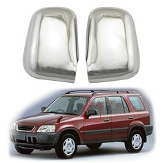 Для Honda CR-V Crv 4WD 1996 1997 1998 1999 2000 2001 автомобильные хромированные аксессуары для зеркала заднего вида с покрытием стильная обшивка для бокового зеркала Gzyy CAR