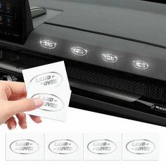 2/5/10 шт. 3D металлическая наклейка с эмблемой автомобиля для Land Rover Ranger Autobiography Freelander Evoque Rover Sport Evoque L322 аксессуары, 10Pcs, For BMW M
