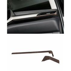 Украшение интерьера автомобиля из персикового дерева для Toyota Highlander 2020 2021 2022, приборная консоль, крышка чашки для воды, накладки на вентиляционное отверстие, Option 13 World Datong
