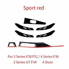 Для BMW 3 4 3GT Series F30 F34 F36 F32 центральное кондиционирование воздуха A/C выпускная панель отделка крышка центральная консоль панель, Sport red A 4-Door нет