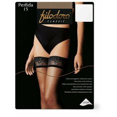 Чулки Filodoro Classic Perfida, 15 den, размер 3, бежевый Filodoro®