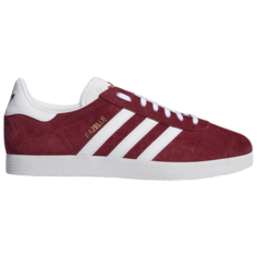 Кроссовки adidas Originals Gazelle, размер 8 UK, Collegiate Burgundy/Ftwr White/Gold Metal