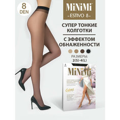 Колготки MiNiMi ESTIVO 8, 8 den, размер 4, nero