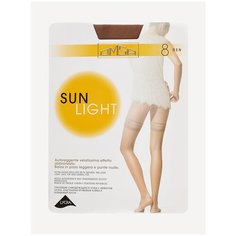 Чулки Omsa Sun Light, 8 den, размер 4, sierra