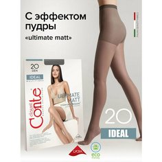 Колготки Conte elegant IDEAL 20, р. 3, grafit, 20 den, размер 3, grafit
