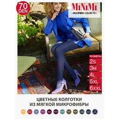 Колготки MiNiMi Multifibra Colors, 70 den, размер 4, blu scuro