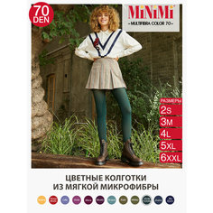 Колготки MiNiMi Multifibra Colors, 70 den, размер 2-3, verde foresta