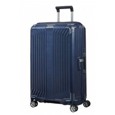 Чемодан Samsonite, 75 л, размер M, Синий/Deep blue