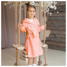 Халат Baby Nice, размер 98-104, персиковый