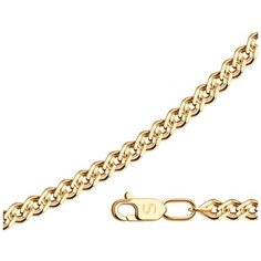 Цепь SOKOLOV, красное золото, 585 проба, длина 50 см, средний вес 5.04 г