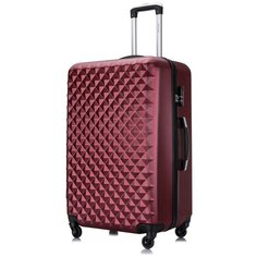 Умный чемодан Lcase, 102 л, размер L, винный