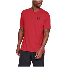 Футболка Under Armour Sportstyle Left Chest Logo SS, 1 шт., размер SM, красный
