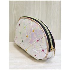 Косметичка Crystel Eden, 8х13х22 см, , белый