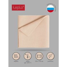 Шарф teplo для женщин,170х20 см, универсальный, бежевый Тепло