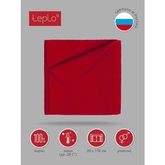 Шарф teplo для мужчин и женщин,170х20 см, универсальный, красный Тепло
