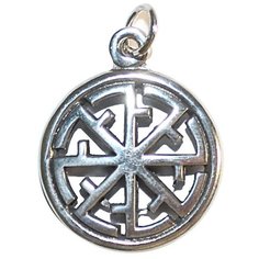 Славянский оберег, подвеска Первый Сувенирный Заводъ, серебристый