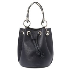 Сумка торба divas bag, фактура зернистая, черно-синий