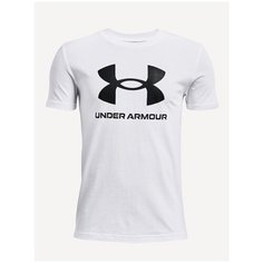 Футболка Under Armour, размер YSM 127-132, белый