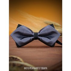 Бабочка 2beMan, серый/черный
